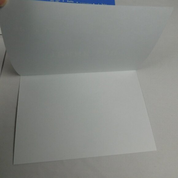 Lot of 4 Blank Note Cards Human Rights Watch HRW Hope Thank You Blue White Env - Picture 4 of 8